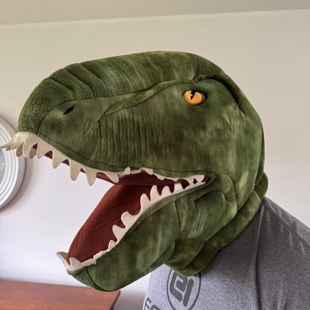 Dan Dee Big Greeter Head Dinosaur Halloween Mask Adult Costume Maskimal